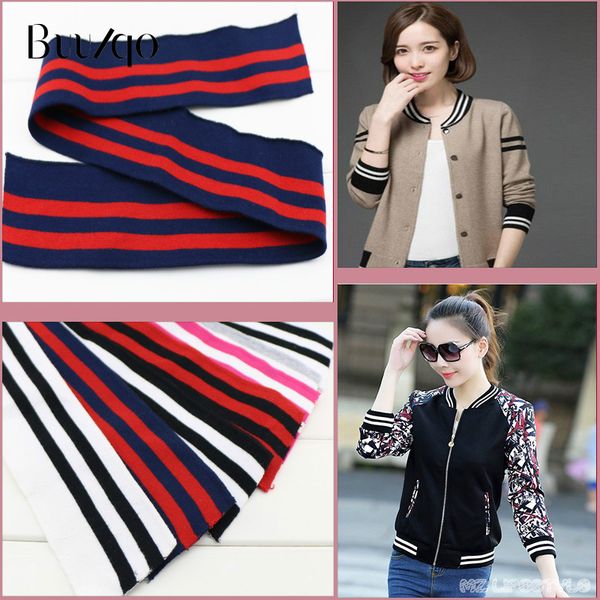buulqo custom-made cotton knitted striped thread fabric elastic collar cuffs hem bottom collar thread mouth fabric, Black;white
buulqo custom-made cotton knitted striped thread fabric elastic collar cuffs hem bottom collar thread mouth fabric, Black;white