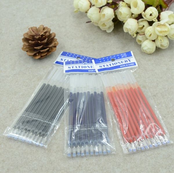 zanca 0.5mm 10pcs/lot pen refill office signature rods red blue black ink refill office stationery school supplies, Black;red
zanca 0.5mm 10pcs/lot pen refill office signature rods red blue black ink refill office stationery school supplies, Black;red