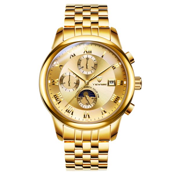2020 luxurious mechanical watches, six stitches leisure watches, stainless steel calendar watch men's fashion luxurious watch gjft, Slivery;brown
2020 luxurious mechanical watches, six stitches leisure watches, stainless steel calendar watch men's fashion luxurious watch gjft, Slivery;brown