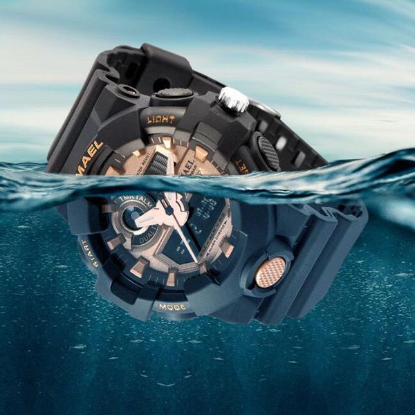 smael brand masculino relogios sport watch digital quartz 50meters waterproof relogio erkek saat men gift wristwatch clock, Slivery;brown
smael brand masculino relogios sport watch digital quartz 50meters waterproof relogio erkek saat men gift wristwatch clock, Slivery;brown