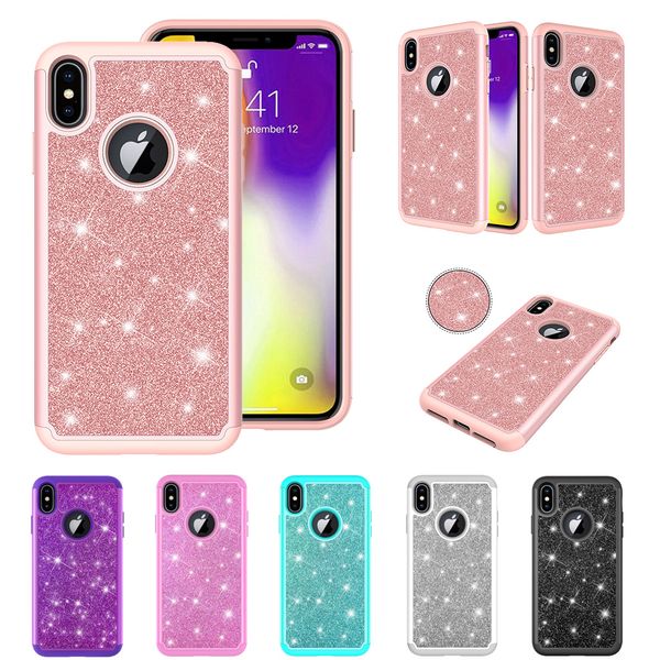 2in1 Гибридный блестящий блестящий силиконовый чехол для iPhone XS Max XR X 10 8 8 Plus 7 7Plus 6 6S 6
2in1 Гибридный блестящий блестящий силиконовый чехол для iPhone XS Max XR X 10 8 8 Plus 7 7Plus 6 6S 6