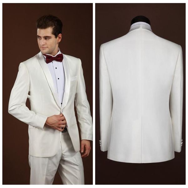 full white custom groom wedding tuxedos formal groomsman suit fitted mens prom party suits 2 piece tailor made (jacket+pant, Black;gray
full white custom groom wedding tuxedos formal groomsman suit fitted mens prom party suits 2 piece tailor made (jacket+pant, Black;gray
