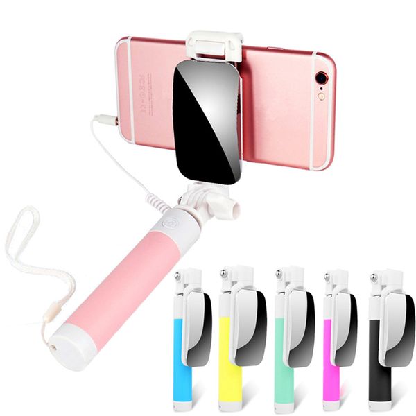 fashion wired selfie stick monopod with mirror + led flash light for iphone 6 5 xiaomi selfiestick phone camera perche selfi stik tripod
fashion wired selfie stick monopod with mirror + led flash light for iphone 6 5 xiaomi selfiestick phone camera perche selfi stik tripod