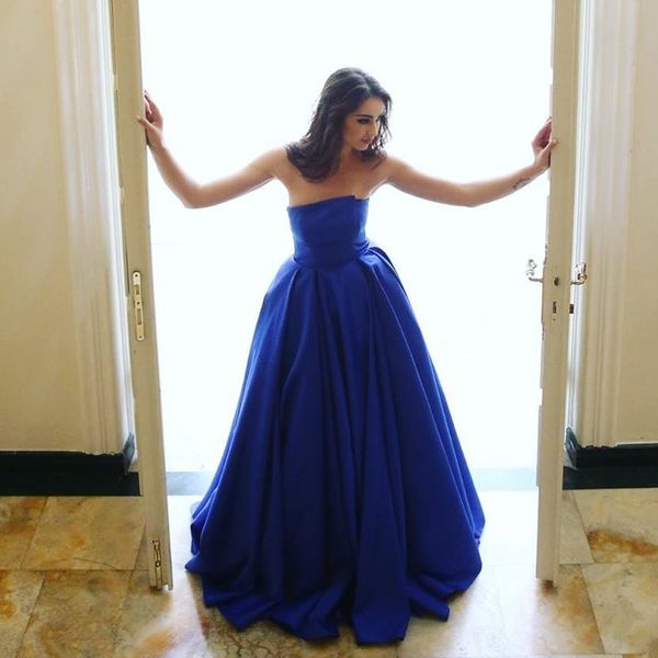 royal blue satin prom dress strapless puffy evening dresses prom party gowns vestidos de fiesta, Black;red
royal blue satin prom dress strapless puffy evening dresses prom party gowns vestidos de fiesta, Black;red