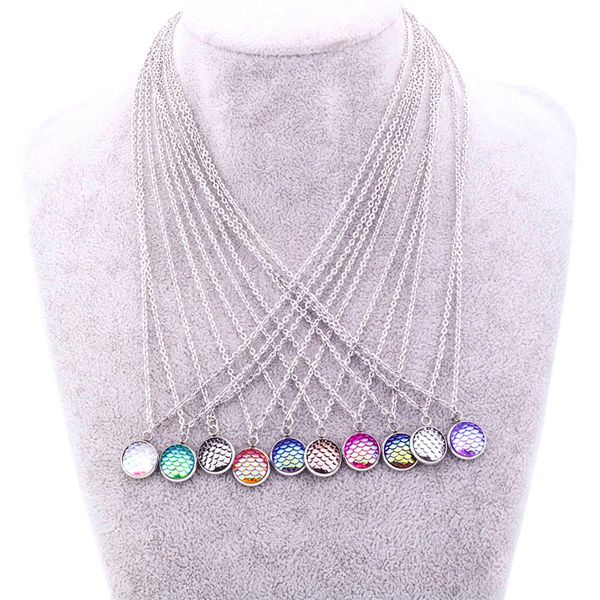 fashion drusy druzy necklace mermaid fish scale stainless steel necklace for women lady jewelry, Silver
fashion drusy druzy necklace mermaid fish scale stainless steel necklace for women lady jewelry, Silver