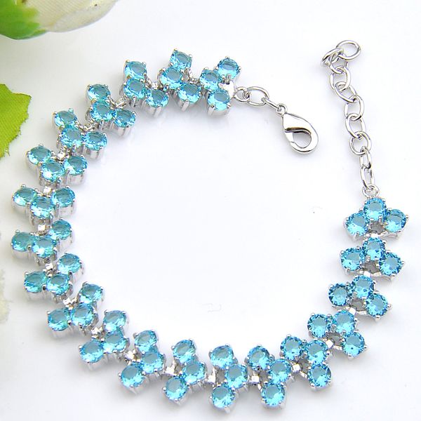 new fashion special ocean blue z cubic zirconia women wedding silver chain bracelets party jewelry ing, Black
new fashion special ocean blue z cubic zirconia women wedding silver chain bracelets party jewelry ing, Black