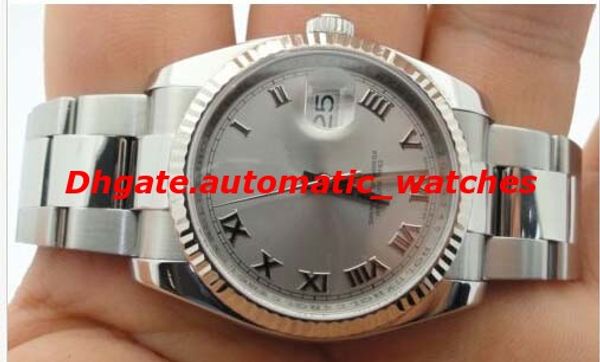 luxury watches stainless steel bracelet 116234 18k white gold s/s 41mm watch original box mechanical fashion brand men's wristwatch, Slivery;brown
luxury watches stainless steel bracelet 116234 18k white gold s/s 41mm watch original box mechanical fashion brand men's wristwatch, Slivery;brown