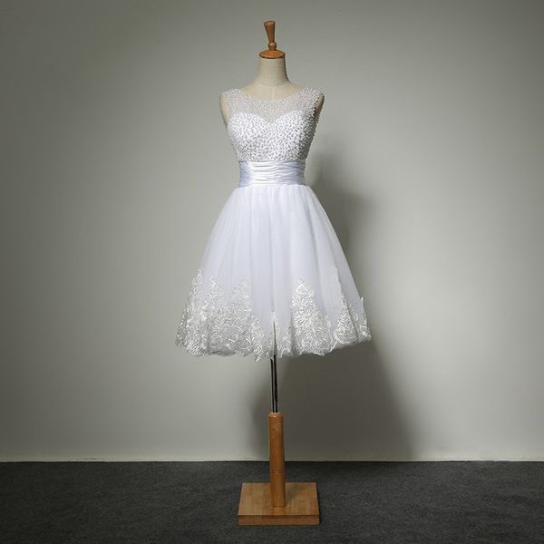 new white short wedding dresses the brides lace wedding dress bridal gown plus size vestido de noiva real sample
new white short wedding dresses the brides lace wedding dress bridal gown plus size vestido de noiva real sample