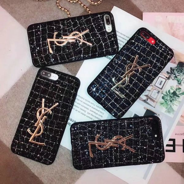 Case for iPhoneX 8 8plus Metal Letter Accessories Plaid Silicone case Case for iPhone7 6 6S 7plus cover shell Wrist strap
Case for iPhoneX 8 8plus Metal Letter Accessories Plaid Silicone case Case for iPhone7 6 6S 7plus cover shell Wrist strap
