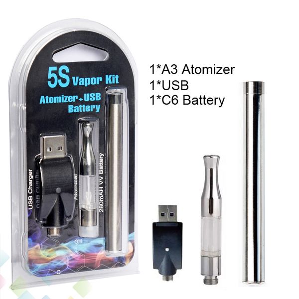 5S Vapor Kit Wax Vape Pen Automatic 280mAh Battery G2 Cartridge 0.3ml 0.5ml Ecig with USB Charger Blister Packing DHL Free
5S Vapor Kit Wax Vape Pen Automatic 280mAh Battery G2 Cartridge 0.3ml 0.5ml Ecig with USB Charger Blister Packing DHL Free
