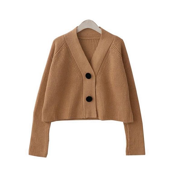 2018 women fashion v-neck long-sleeved short-sleeved women's knit button jacket warm jacket, Black;brown
2018 women fashion v-neck long-sleeved short-sleeved women's knit button jacket warm jacket, Black;brown