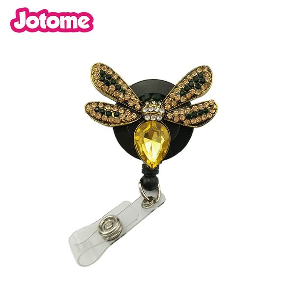 50pcs/lot bee brooch animal crystal id name card retractable badge reel holder, Gray
50pcs/lot bee brooch animal crystal id name card retractable badge reel holder, Gray