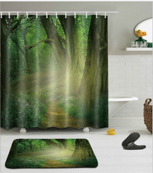 shady roads 3d pattern print custom waterproof bathroom modern shower curtain polyester fabric bathroom curtain door mat sets 
shady roads 3d pattern print custom waterproof bathroom modern shower curtain polyester fabric bathroom curtain door mat sets