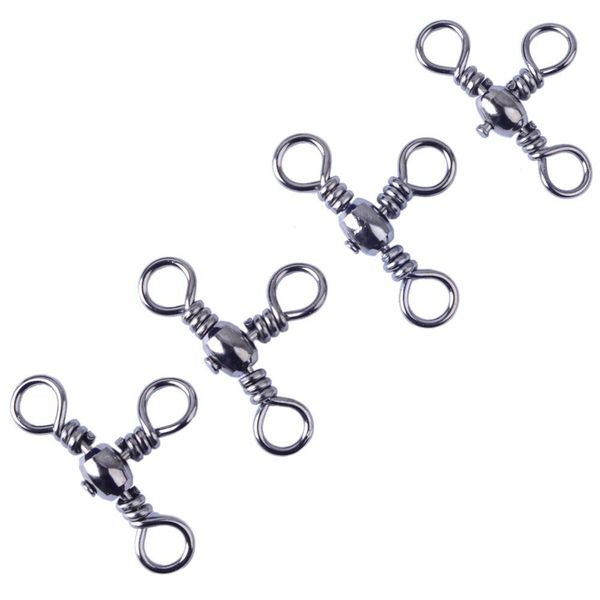 50pcs/lot 3 way solid rings stainless steel cross line barrel swivels 0# 2# 4# 6# 8# 10# 12# fishing swivels connector
50pcs/lot 3 way solid rings stainless steel cross line barrel swivels 0# 2# 4# 6# 8# 10# 12# fishing swivels connector