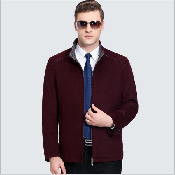 middle age men's cashmere coat men wool jacket male turn down collar single breasted woolen outerwear 2019 new autumn winter, Black
middle age men's cashmere coat men wool jacket male turn down collar single breasted woolen outerwear 2019 new autumn winter, Black