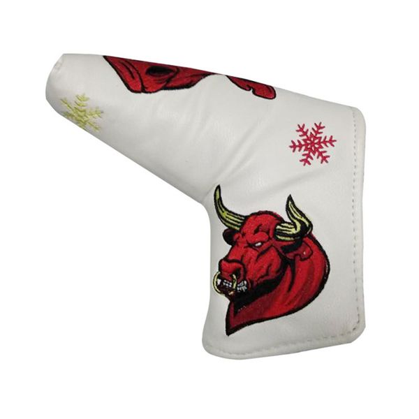 bulls golf putter cover white golf club headcover closure blade style
bulls golf putter cover white golf club headcover closure blade style