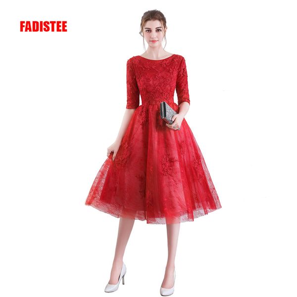 fadistee new arrival elegant cocktail dresses evening dress party dresses satin short a-line lace short sleeves sweety style, Black
fadistee new arrival elegant cocktail dresses evening dress party dresses satin short a-line lace short sleeves sweety style, Black
