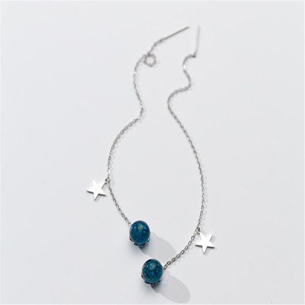 new fashion korea style star deep blue crystal dangle jewelry earrings popular 925 silver trend women's jewelry gift sale
new fashion korea style star deep blue crystal dangle jewelry earrings popular 925 silver trend women's jewelry gift sale
