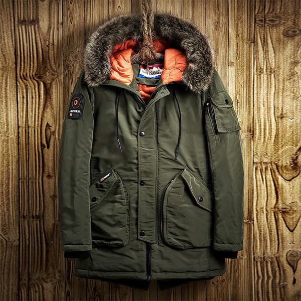 2017 new fashion men's clothing casual windproof winter warm jackets and coats for men, Black
2017 new fashion men's clothing casual windproof winter warm jackets and coats for men, Black