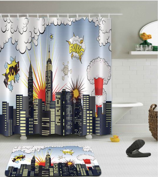 europe pattern 3d print custom waterproof bathroom modern shower curtain polyester fabric bathroom curtain door mat sets
europe pattern 3d print custom waterproof bathroom modern shower curtain polyester fabric bathroom curtain door mat sets