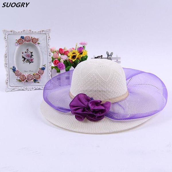 suogry women summer wide brim sun hat retro lace solid color big panama chapeau lady beach travel breathable weaving straw caps, Blue;gray
suogry women summer wide brim sun hat retro lace solid color big panama chapeau lady beach travel breathable weaving straw caps, Blue;gray