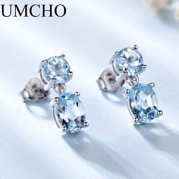 umcho 100% natural sky blue z gemstone drop earrings 925 sterling silver korean gemstone earrings for women fine jewelry, Golden;silver
umcho 100% natural sky blue z gemstone drop earrings 925 sterling silver korean gemstone earrings for women fine jewelry, Golden;silver