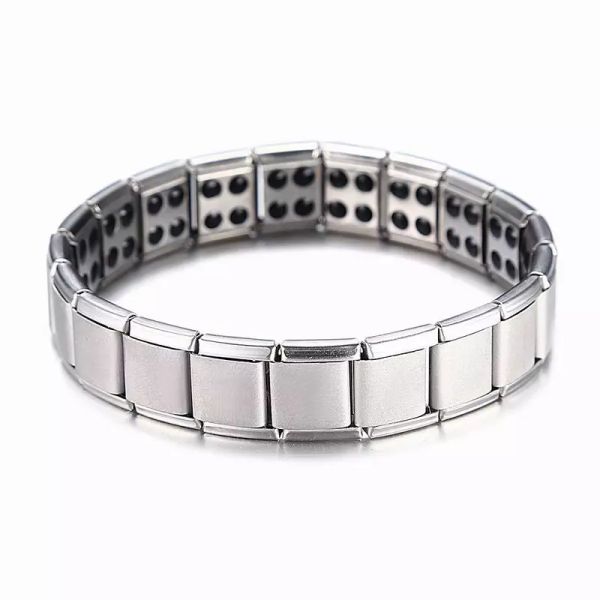 energy magnetic health bracelet for women men health style plated silver stainless steel bracelets gifts fashion jewelry wholesale, Black
energy magnetic health bracelet for women men health style plated silver stainless steel bracelets gifts fashion jewelry wholesale, Black