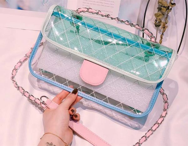 summer pvc sweet women jelly crossbody bags quilted chain ladies flap messenger bags candy color handbags silver-tone purse and clutch
summer pvc sweet women jelly crossbody bags quilted chain ladies flap messenger bags candy color handbags silver-tone purse and clutch