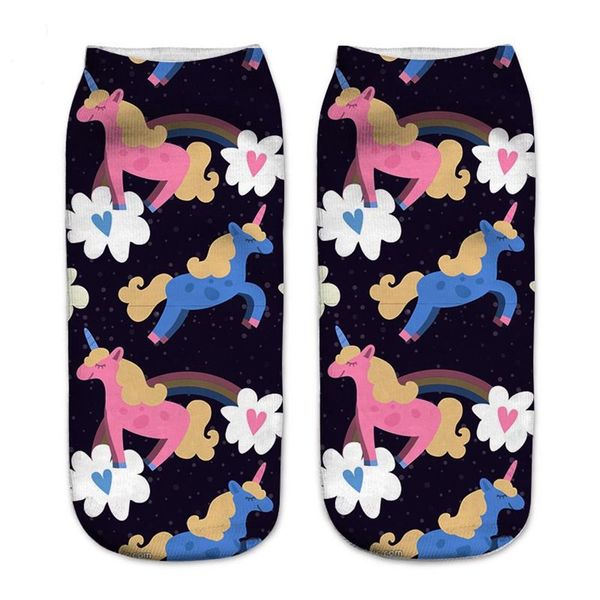 3d print unicorn art socks funny cotton low cut 2017 summer ankle sock fashion unicorn socks for women girls, Black;white
3d print unicorn art socks funny cotton low cut 2017 summer ankle sock fashion unicorn socks for women girls, Black;white