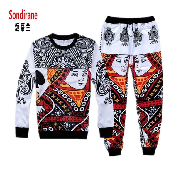 sondirane new fashion 3d print poker face queen graphic tracksuit funny jogger pants&sweatshirts casual suits sweatpants sets, Gray
sondirane new fashion 3d print poker face queen graphic tracksuit funny jogger pants&sweatshirts casual suits sweatpants sets, Gray