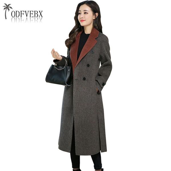 women coat new boutique fashion slim elegant winter thicken woolen jacket coat plus size fur collar long autumn woolen outerwear, Black
women coat new boutique fashion slim elegant winter thicken woolen jacket coat plus size fur collar long autumn woolen outerwear, Black
