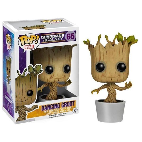 

funko pop dancing tree groot action figure model toy marvel bobblehead guardians of the galaxy pvc toy figures for children christmas gift