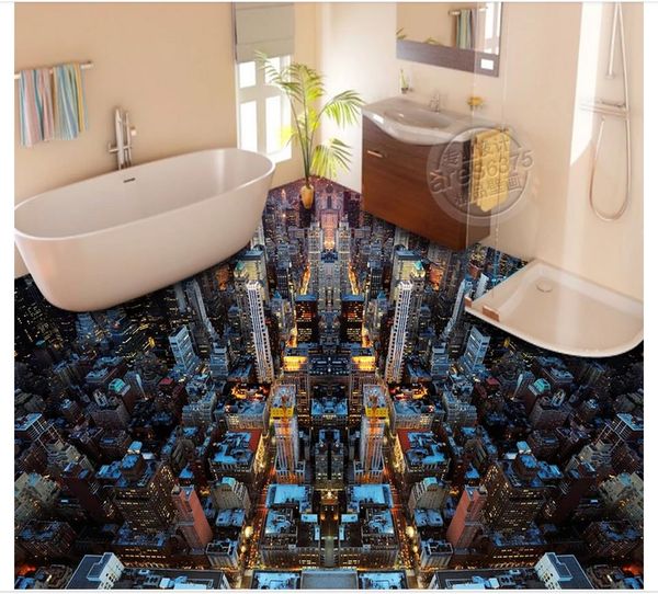 custom any size wallpaper modern city night view 3d floor tiles pvc wear non-slip waterproof thickened self-adhesive murals l bathroom papel
custom any size wallpaper modern city night view 3d floor tiles pvc wear non-slip waterproof thickened self-adhesive murals l bathroom papel
