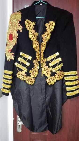 male red black blue court tailcoat long jacket coat party wedding groom blazer prom royal tuxedo formal dress pigeon magic dovetail singer d, Tan;black
male red black blue court tailcoat long jacket coat party wedding groom blazer prom royal tuxedo formal dress pigeon magic dovetail singer d, Tan;black