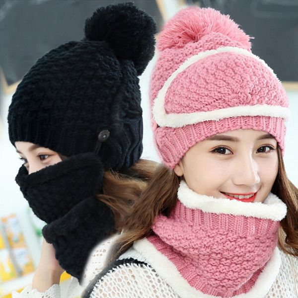 women scarf hat mask set three-piece winter warm set female hats scarves men drop shipping, Blue;gray
women scarf hat mask set three-piece winter warm set female hats scarves men drop shipping, Blue;gray