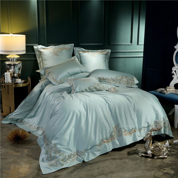 light green luxury embroidery 100s egyptian cotton bedding set duvet cover bed linen bed sheet pillowcases king size
light green luxury embroidery 100s egyptian cotton bedding set duvet cover bed linen bed sheet pillowcases king size