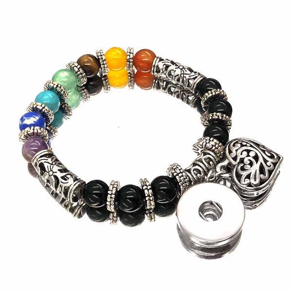 colorful 180 natural stone turquoise 18mm snap button charms bracelets bangle for women tiger eyes agates beaded yoga, Black
colorful 180 natural stone turquoise 18mm snap button charms bracelets bangle for women tiger eyes agates beaded yoga, Black