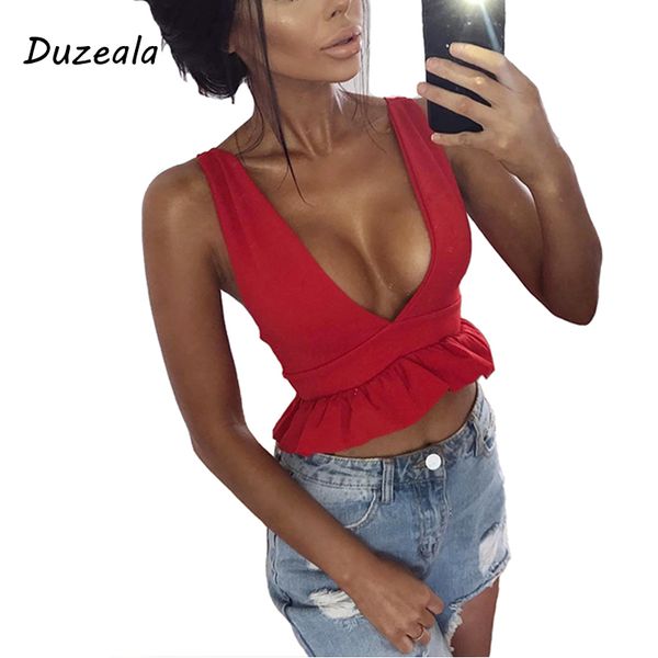 duzeala v neck ruffle women crop summer 2018 beach backless solid color short camis cute women girls tank top, White
duzeala v neck ruffle women crop summer 2018 beach backless solid color short camis cute women girls tank top, White