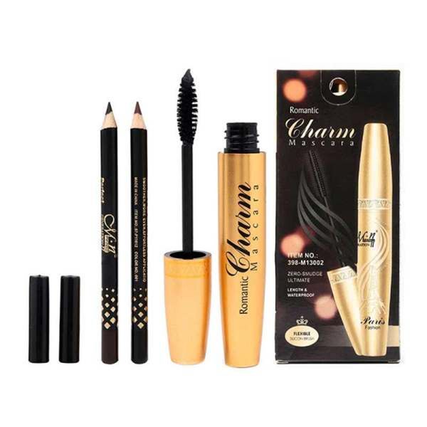 eye shadow & liner combination hthl-m.n professional makeup gold thick tubes mascara set with two pencil black/brown color
eye shadow & liner combination hthl-m.n professional makeup gold thick tubes mascara set with two pencil black/brown color