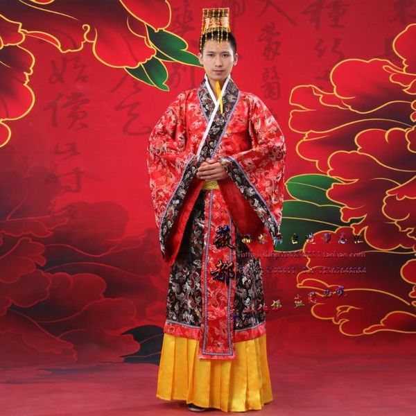 ancient costume chinese emperor's costume clothes hanfu men's clothing hanfu tang suit hanfu stage show danza folclorica china, Red
ancient costume chinese emperor's costume clothes hanfu men's clothing hanfu tang suit hanfu stage show danza folclorica china, Red