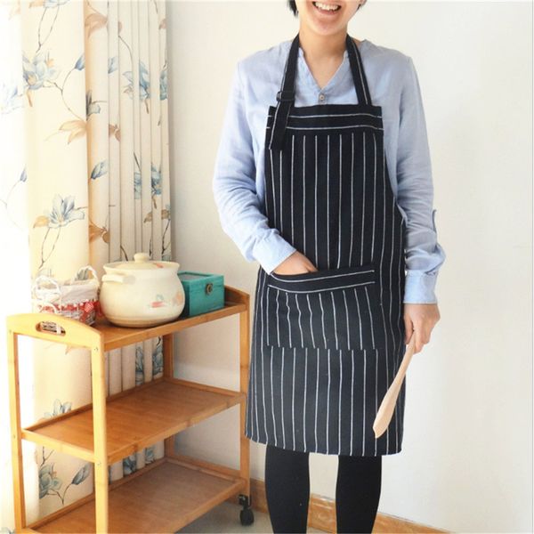 1pcs popular black and white striped cotton linen cloth art adjustable shoulder belt home kitchen apron 65*75cm 100% cotton
1pcs popular black and white striped cotton linen cloth art adjustable shoulder belt home kitchen apron 65*75cm 100% cotton