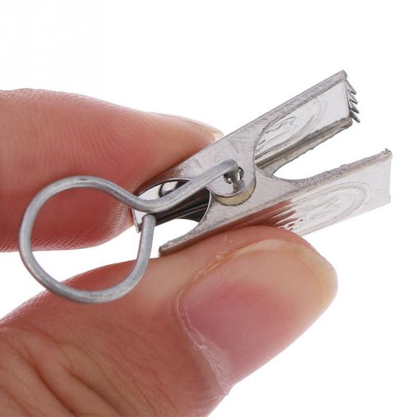 20pcs useful daily necessities stainless steel curtain hook clip clamps portable convenient
20pcs useful daily necessities stainless steel curtain hook clip clamps portable convenient