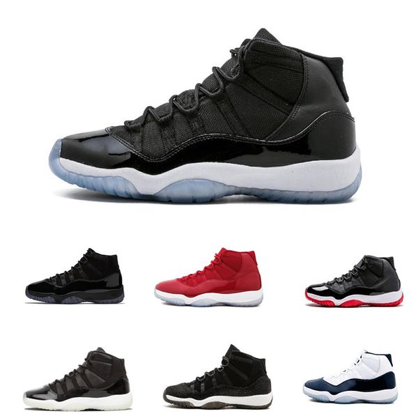 11 11s Cap and Gown Prom Night Men Basketball Shoes Platinum Tint Gym Red Bred PRM Heiress Barons Concord 45 Cool Grey mens sports sneakers
11 11s Cap and Gown Prom Night Men Basketball Shoes Platinum Tint Gym Red Bred PRM Heiress Barons Concord 45 Cool Grey mens sports sneakers