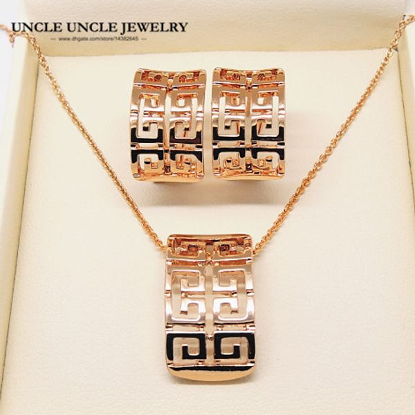 Rose Gold Color Classic Retro Rome Design Hollow Out Woman Fashion Jewelry Set Necklace/Earrings Wholesale
Rose Gold Color Classic Retro Rome Design Hollow Out Woman Fashion Jewelry Set Necklace/Earrings Wholesale