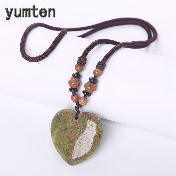 yumten unakite necklace classic women chains pendant wedding jewelry heart rope chain bead woven statement accessories cylinder, Silver
yumten unakite necklace classic women chains pendant wedding jewelry heart rope chain bead woven statement accessories cylinder, Silver