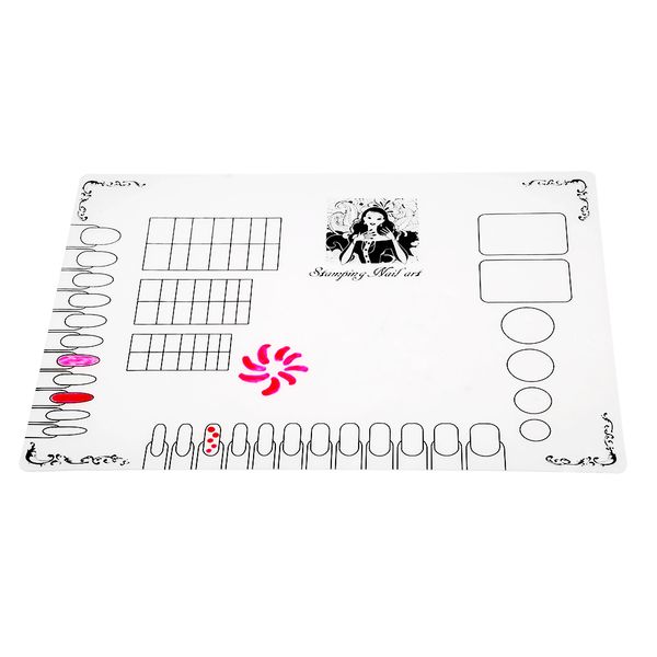 silicone washable soft nail mat workspace stamping plate painting pad nail stamp stamping plate table cover pad transfer tool, White
silicone washable soft nail mat workspace stamping plate painting pad nail stamp stamping plate table cover pad transfer tool, White