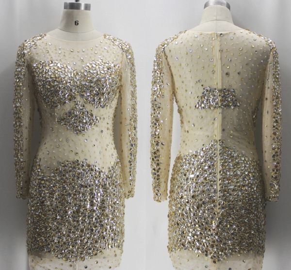 in-kind shooting new long-sleeved crewneck evening prom dresses big handmade beaded slim package hip short party dresses dh0707, Black
in-kind shooting new long-sleeved crewneck evening prom dresses big handmade beaded slim package hip short party dresses dh0707, Black