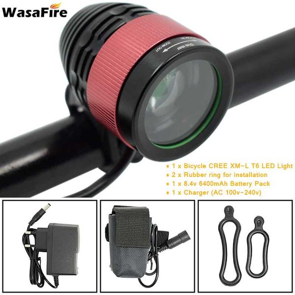 WasaFire 2000lm XM-L T6 LED фокусировки Велоспорт велосипед свет головного света велосипед п
WasaFire 2000lm XM-L T6 LED фокусировки Велоспорт велосипед свет головного света велосипед п