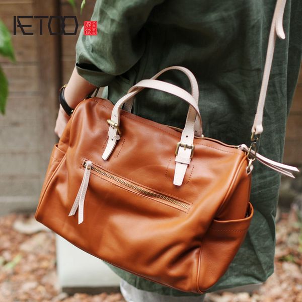 aetoo autumn and winter new simple layer soft leather large capacity portable boston bag ladies bag leather pillow
aetoo autumn and winter new simple layer soft leather large capacity portable boston bag ladies bag leather pillow