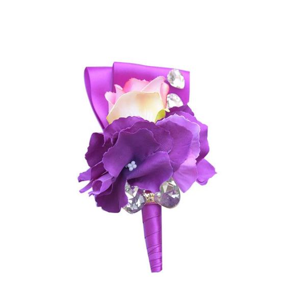 wedding decorations simulation flower roses satin bride wrist flower bride brooch, White
wedding decorations simulation flower roses satin bride wrist flower bride brooch, White